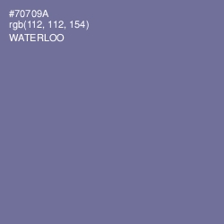 #70709A - Waterloo  Color Image